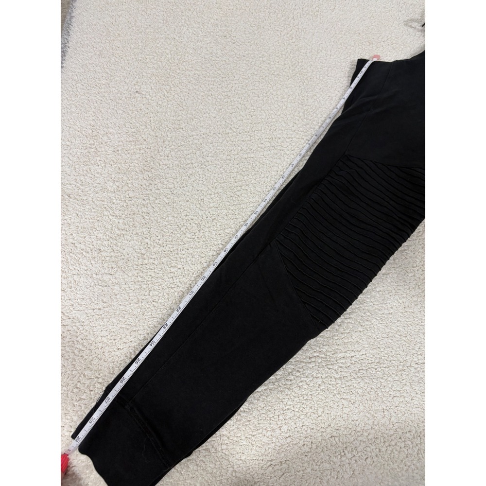 Alo Yoga Urban Moto Sweatpant Jogger 29" Black Size Small Stretch Cozy - Picture 7 of 9